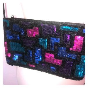 Vintage sequin purse